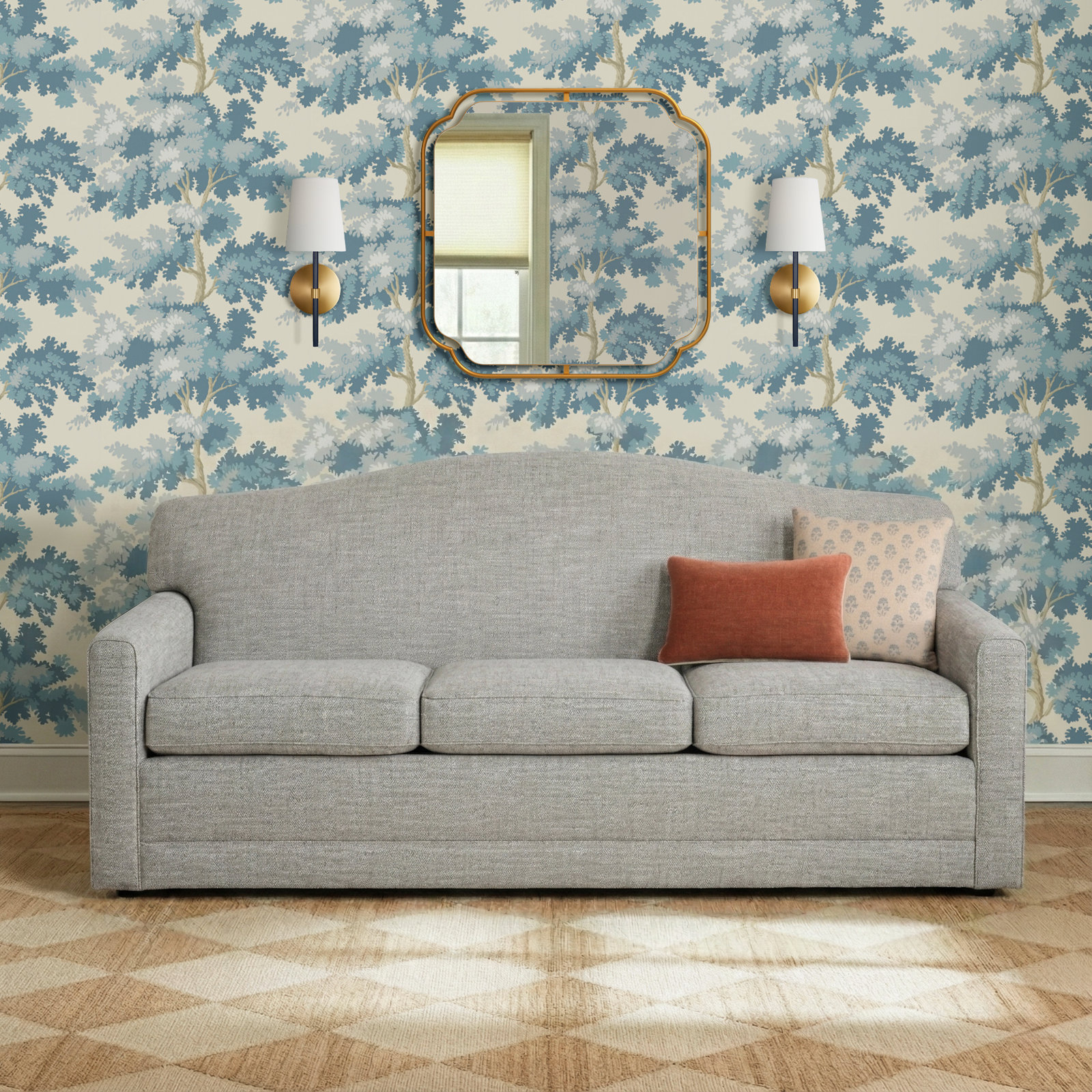 Tillie 3-Seat Sofa, Gray