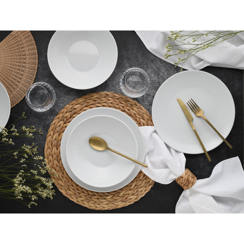 Valencia Piece Porcelain Dinnerware Set - Service for 6