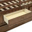Lit capitaine tribord brun moyen avec lit gigogne-49482524
