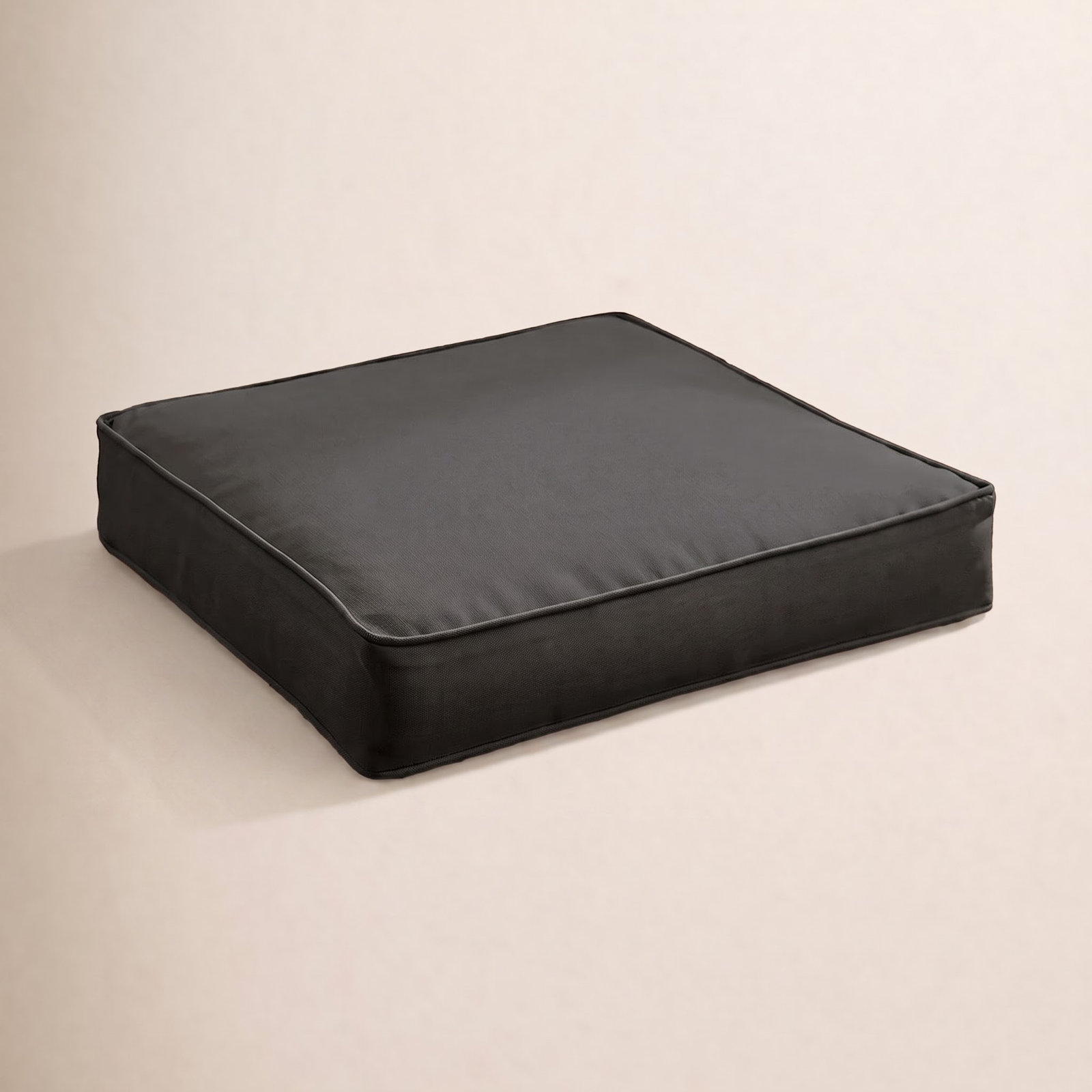 Kisha Outdoor Dining Chair Cushion, 2" H x 20" W x 20" D, Canvas Black Sunbrella® Canvas