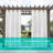 Exclusive Home Miami Semi-Sheer Textured Indoor/Outdoor Grommet Top Curtain Panel Pair-2104617193-2104617194