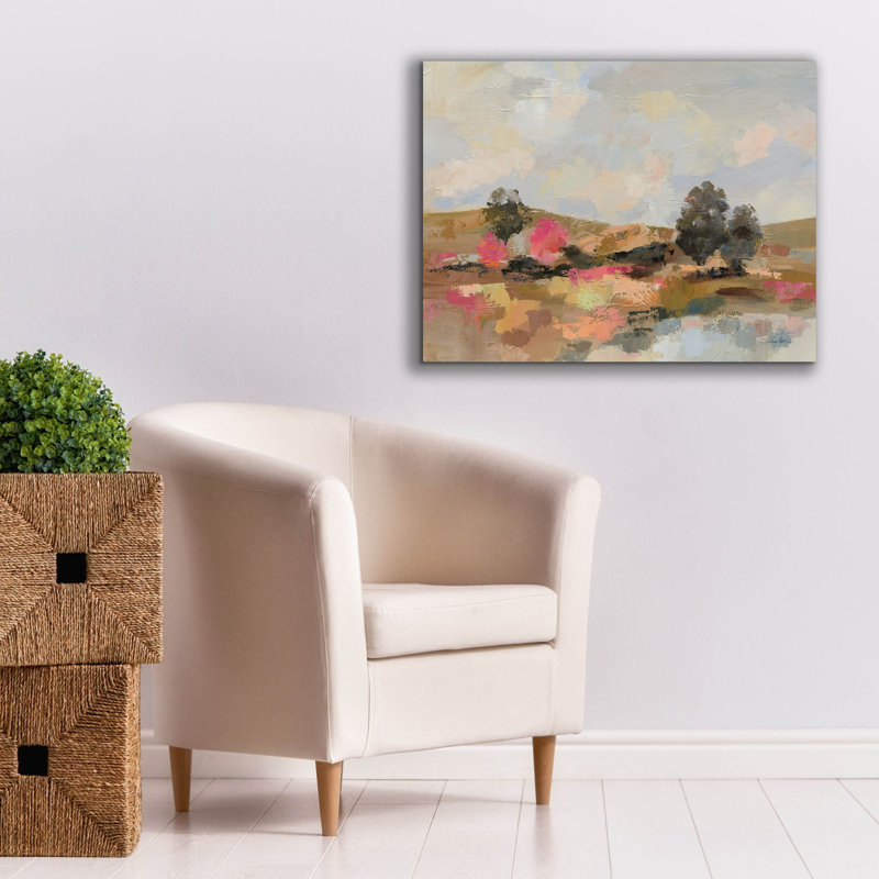 «Lakeside Reminiscence» par Silvia Vassileva, art mural sur toile, H 26 po x l 34 po x P 1,5 po