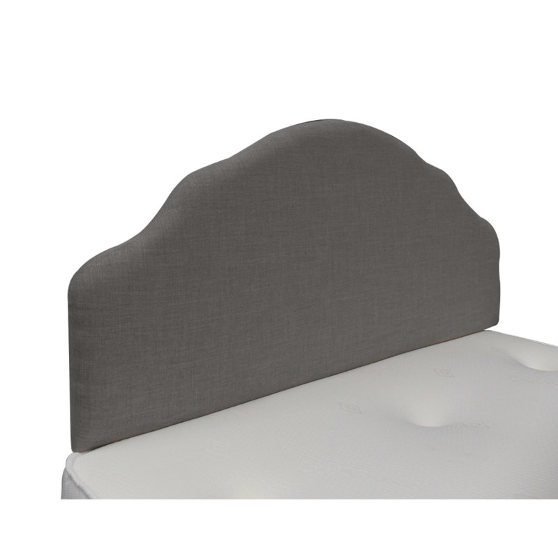 Burbach Upholstered Headboard, Small Single (2'6), Slate Grey