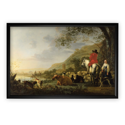 «Hilly Landscape», reproduction de peinture à l'huile