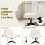 Boucle Swivel Desk Chair-361327391