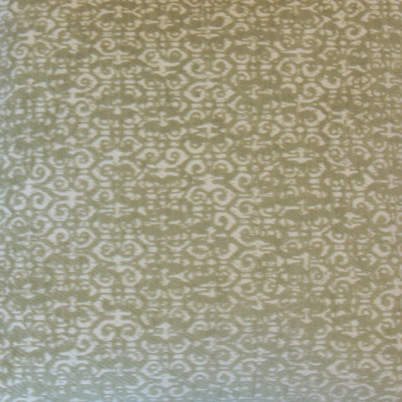 Coussin Whidbey Ikat, Hauteur (22 po) x largeur (22 po), Vert