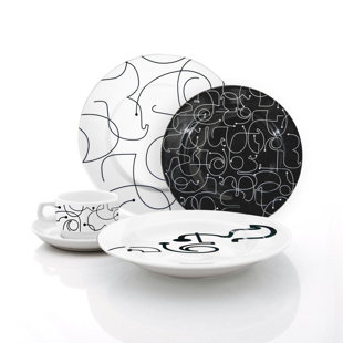 Collection de vaisselle Letters
