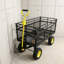 Chariot à gros chariot durable avec pneus pneumatiques pour faciliter le transport dans le jardin et la ferme