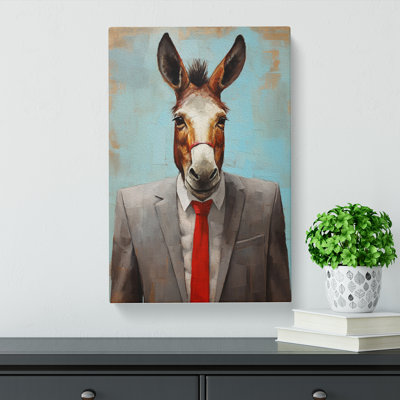 Donkey Modern - Wrapped Canvas