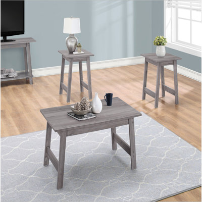 Ensemble de table, ensemble de 3 pièces, café, bout, côté, décor, salon