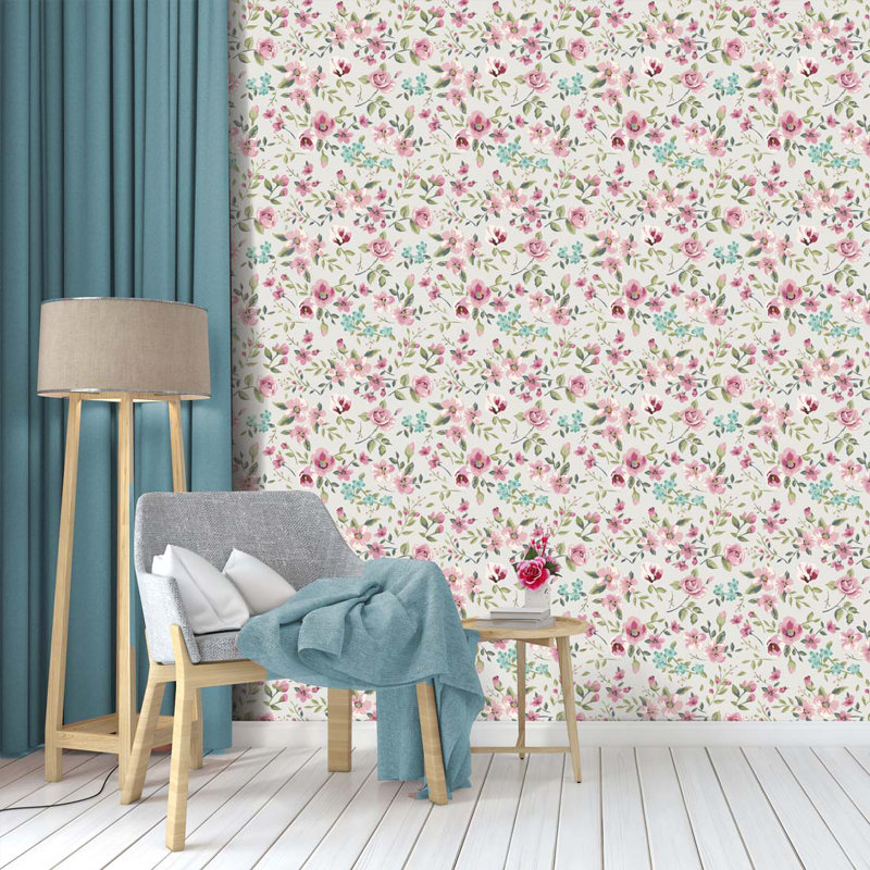 Rouleau de papier peint autocollant L 10,5 pi x l 24 po