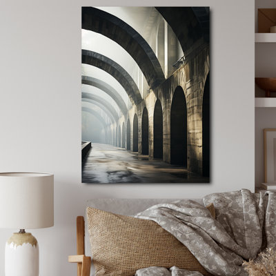 Klarita Beige Bridge Majestic Arch Graphite