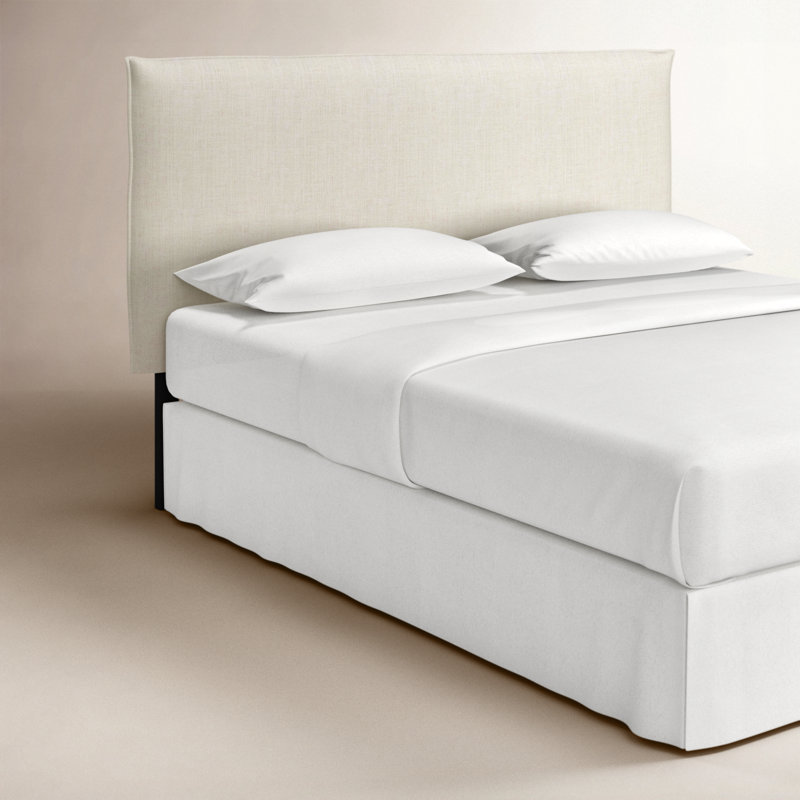 Halcyon Upholstered Headboard, Classic Talc Linen, California King
