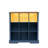 9-Cube LED Bookshelf - Mid-Century Modern Wood Storage Shelf for Bedroom, Living Room & Office-322547661