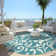 Malek Washable Floral Indoor / Outdoor Rug