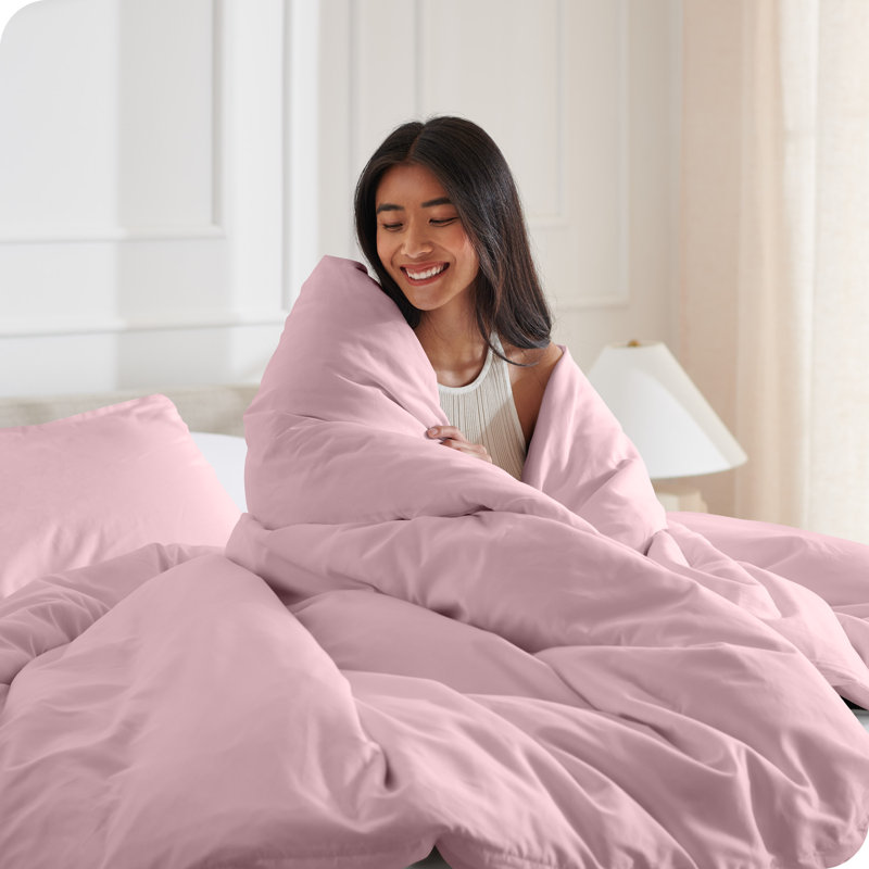 Ensemble de housse de couette en microfibre moderne et contemporain, Housse de couette très grand californien + 2 taie