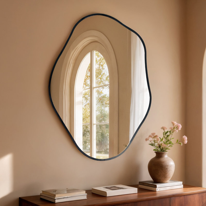Aluminum Frame Asymmetrical Wall Mirrors , 60x80cm
