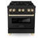 ZLINE Autograph 30" Legacy Dual Fuel Range-88587392
