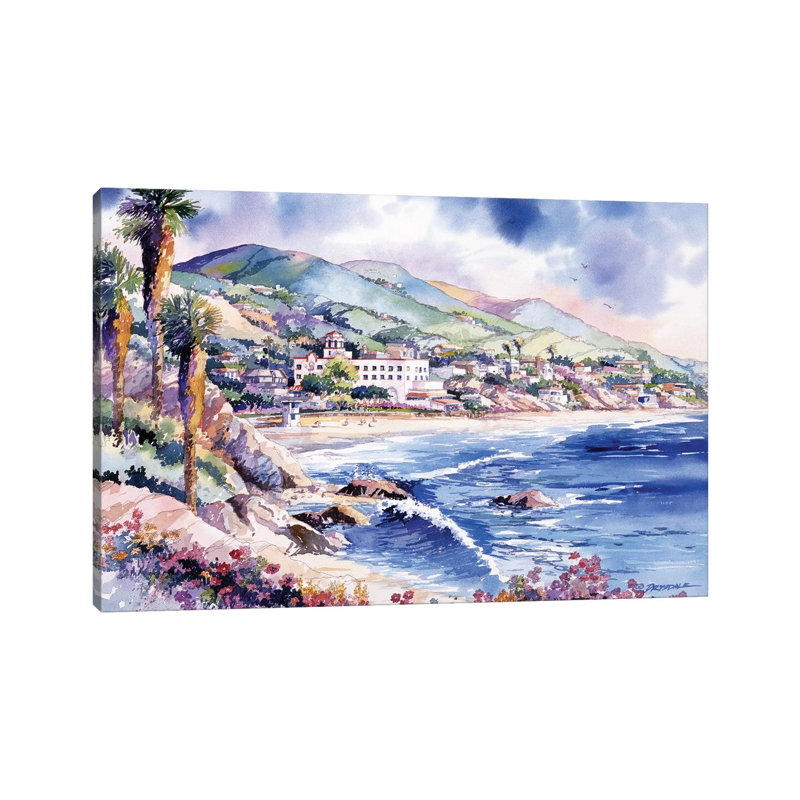 Laguna Coast by Bill Drysdale - Wrapped Canvas Painting, 66.04cm H x 101.6cm W x 3.81cm D