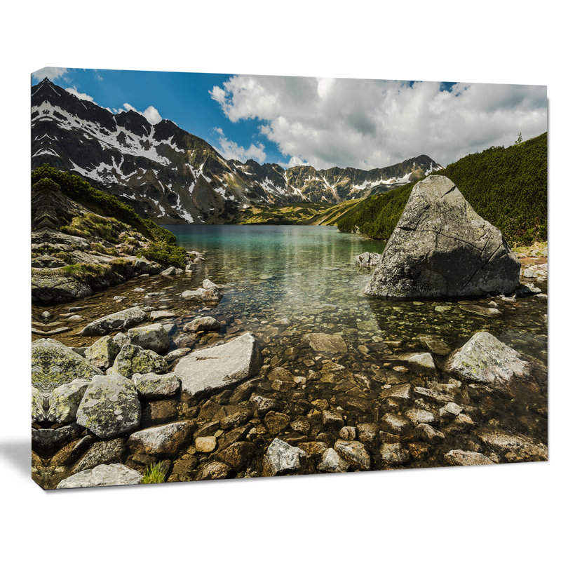 «Pond in Five Lakes Valley Landscape», reproduction de photo sur toile tendue, H 20 po x l 20 po x P 1 po