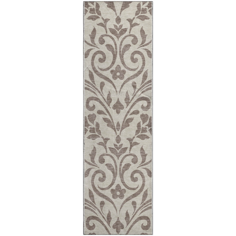 Premium Machine Washable Prisco Taupe Rug
