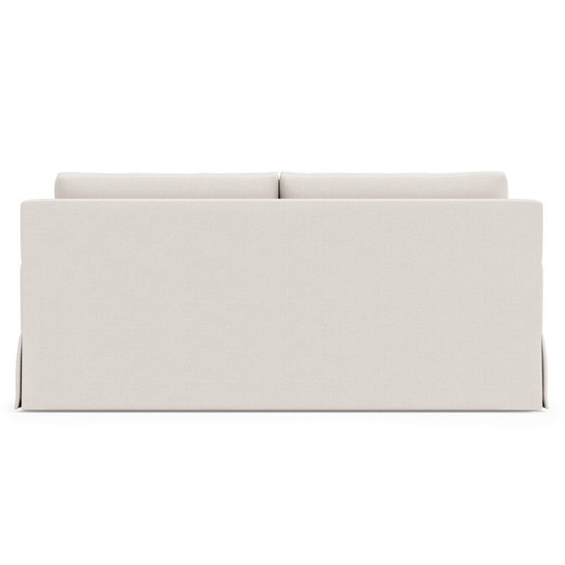 Canapé deux places en tissu Sutton - Sur mesure, sans coussins, Crème chenille 1345-002