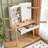 Small Vanity Desk With Mirror And Lights, Big-Capacity Storage And Sliding Mirror, Vanity Set With Two Fluted Drawers, 3 Lighting Colors Makeup Dressing Table(White)