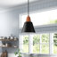 Luminaire suspendu conique 1 lumière erroll-883429671