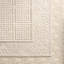 Hira Rectangle Geometric Machine Woven Polyester/Chenille Area Rug in Cream-1819632090