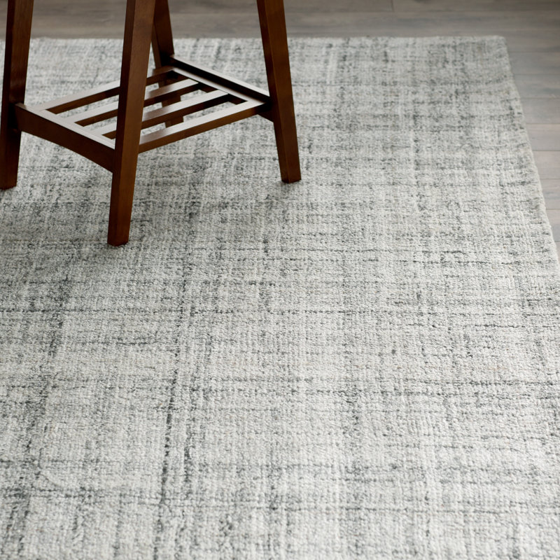 Tapis performance touffeté à la main Gudinas, Rond 4 pi