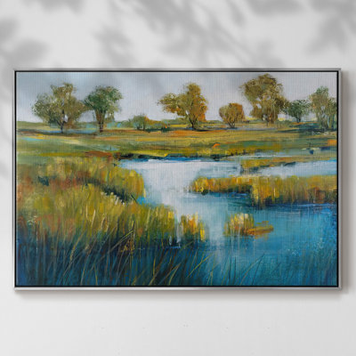 Toile tendue avec cadre Marshland View IV