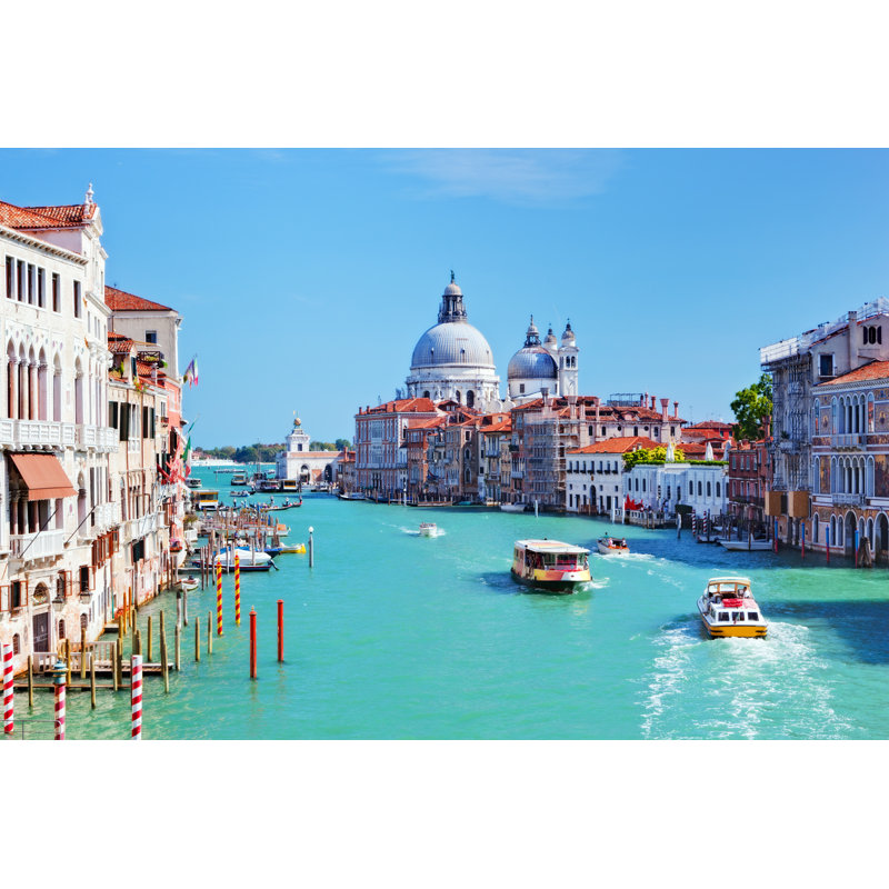 Basilica Santa Maria Della Salute by NiseriN - Wrapped Canvas Rectangle Print, 61cm H x 91cm W
