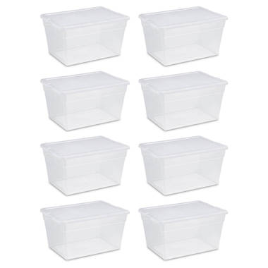 Clear Storage Container with Lid, 8L  Storage containers, Storage, Clear  box