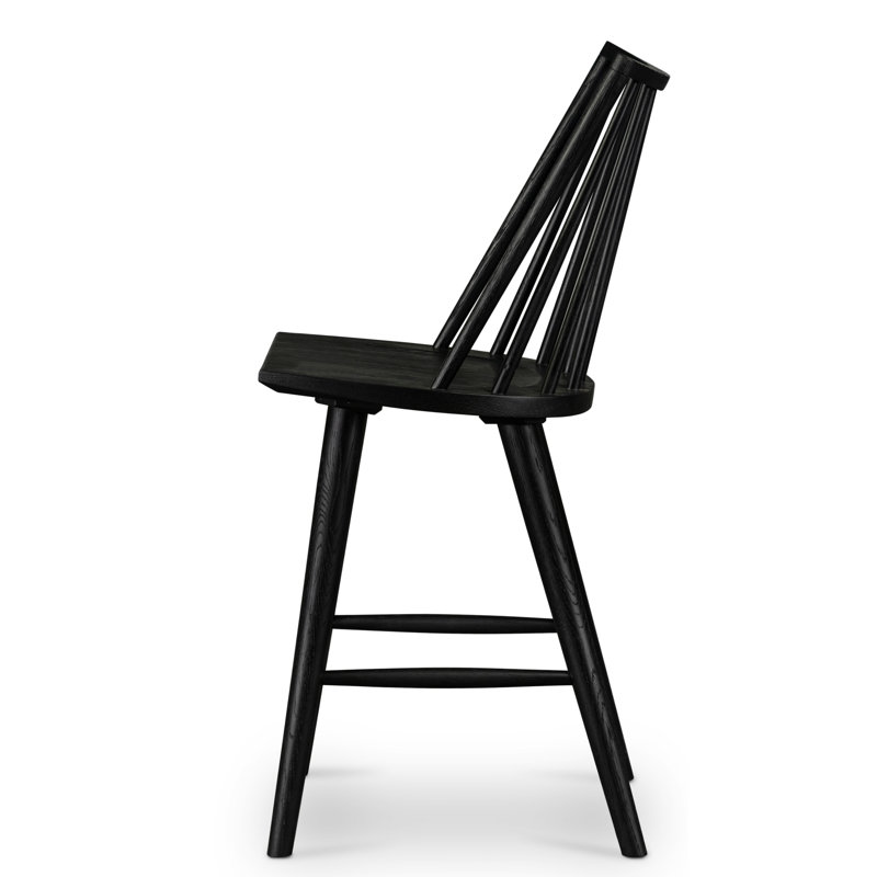 Lewis Stool, Black, Counter Stool (24" Seat Height)