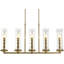 5 - Light Kitchen Island Rectangle Chandelier-1583979814