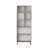 Modern Scandinavian Bookshelf, 100% Melamine Coated Particle Board, 26.4 x 70.9 x 11.8 inches | Wall-Mountable Design with Numerous Shelves for Additional Storage | Elegant & Functional Home Decor Solution