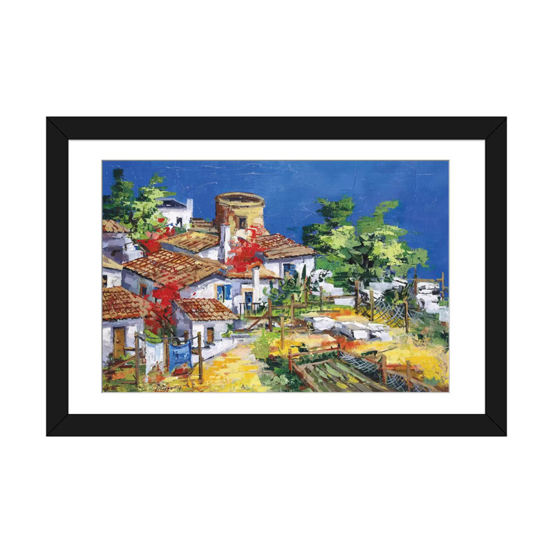 «Colori dell 'Isola» par Roberto di Viccaro - Estampe numérique sur toile tendue avec châssis, H 24 po x l 32 po x P 1 po