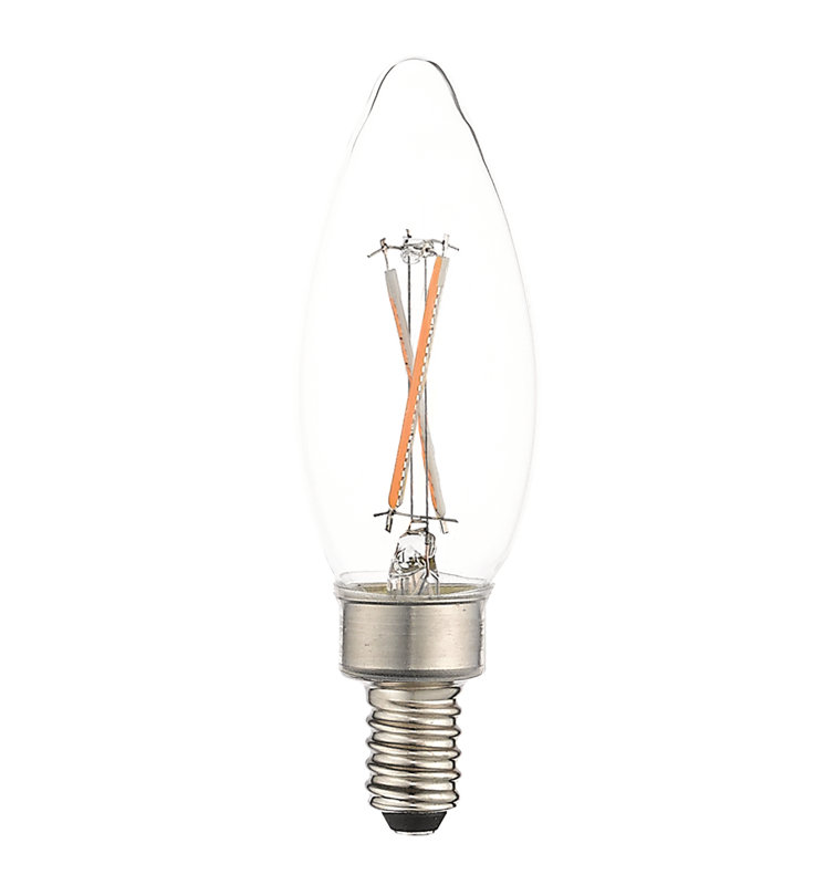 Paquet de 60 candélabres e12, blanc chaud, couleur blanche, 24 watts, ampoule b10 en verre transparent à intensité variable de 24 w