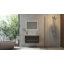 Meuble-lavabo simple de 36 po pour la salle de bain avec comptoir en marbre synthétique Silhouette-686346763