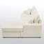 Canapé modulaire réversible l 100 po Alden avec coussins rembourrés de duvet-1679050933