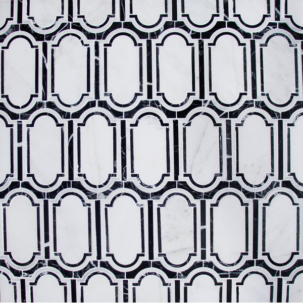 4" x 7" Marble Novelty Mosaic Wall & Floor Tile