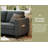 78'' Upholstered Sofa Couch With Movable Ottoman-113069411