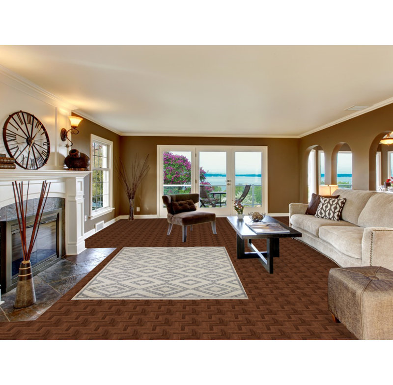 Geometric Moroccan Modern Area Rug 5x8