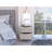 Modern Nightstand 19" H, Two Drawers-1667939753