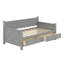 Lit de jour simple en bois moderne et rustique de style décontracté avec tiroirs-554059804