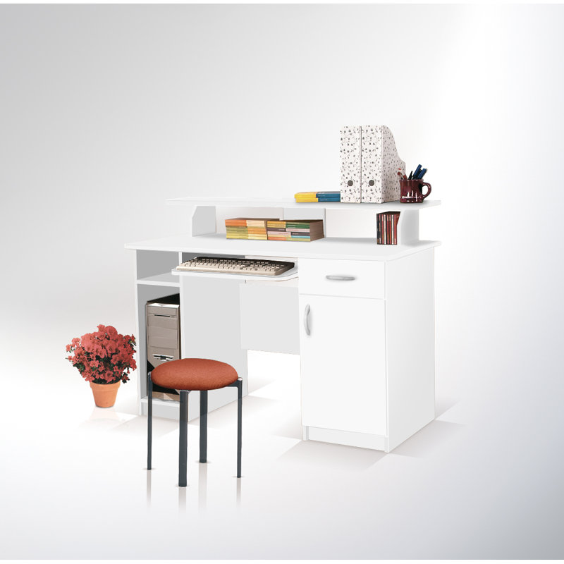 Solid Wood Base Computer Desk