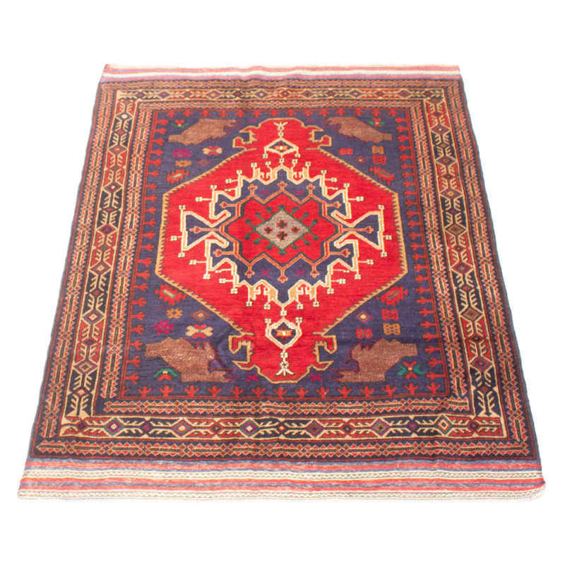 Tapis rouge Teimani 4 pi 2 po x 6 pi 2 po