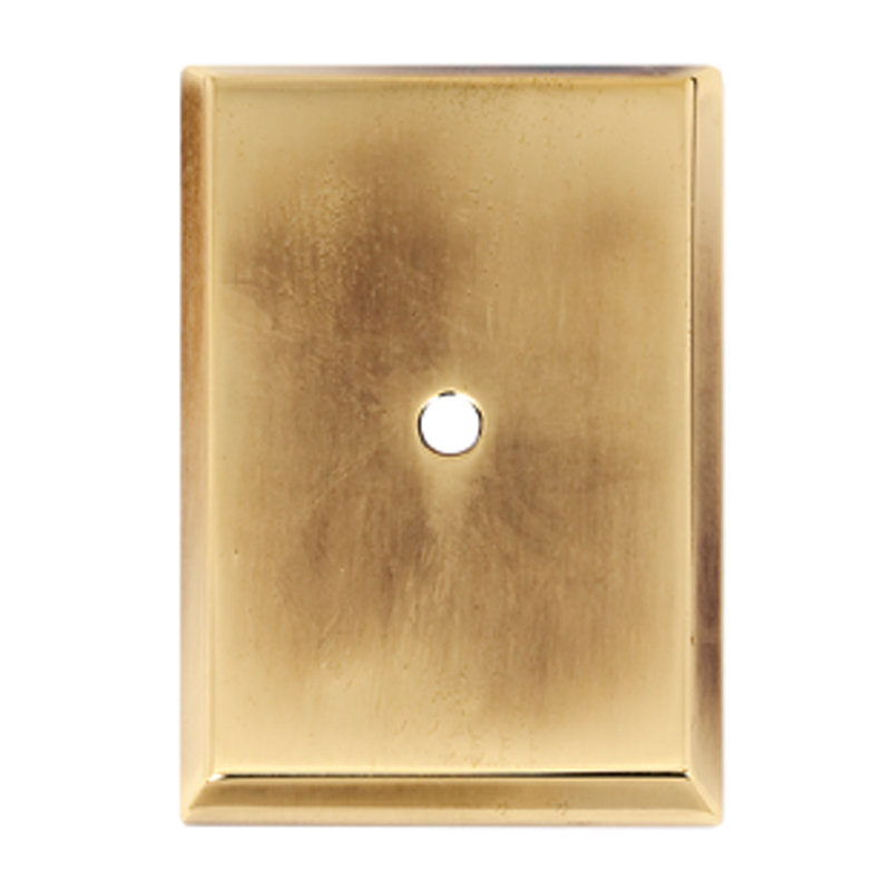 2.63" Back Plate, Matte Black, 2.25" H x 1.5" W x 0.13" D