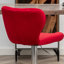 2 tabourets de bar pivotants rembourrés rouges - hauteur réglable, revêtement en tissu doux, rotation à 360 degrés, look élégant 2 pièces avec vérin à gaz de style moderne-865174774