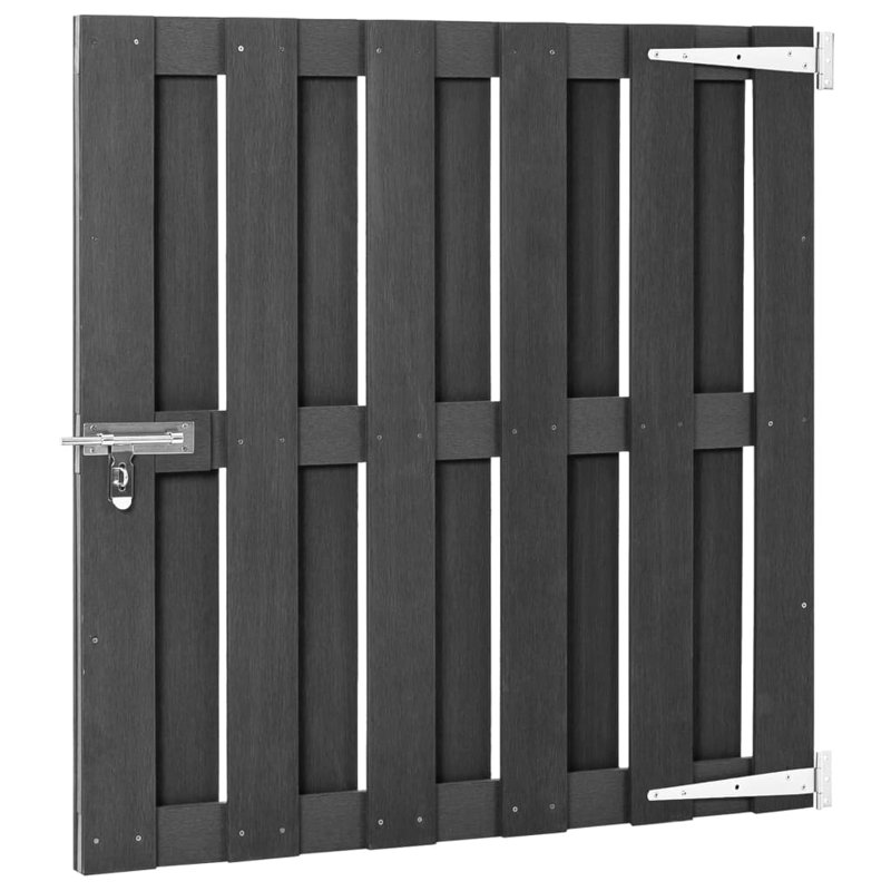Hovhannes 39.37cm H x 39.37cm W Grey Composite Gate